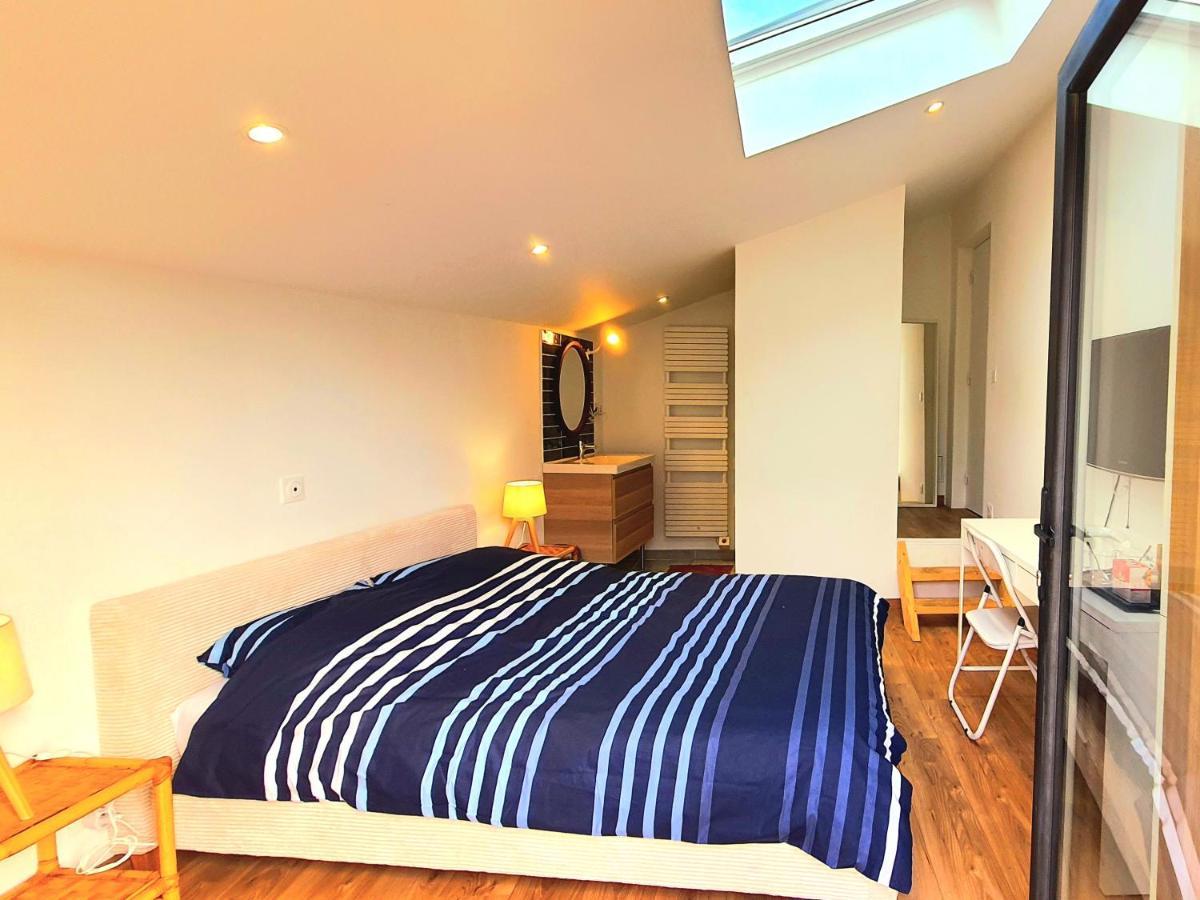 Chambre Paisible Chez L'Habitant En Rez De Chaussee Avec Salle D'Eau 10 Min Gare Et Centre Ville Évreux Exteriér fotografie